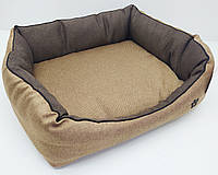 Лежак для собак і кішок Лофт, Loft коричневий