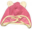 Тёплый костюм на девочку рост 68 3-6 мес для малышей ребёнка детей комплект детский махровый розовый, фото 4