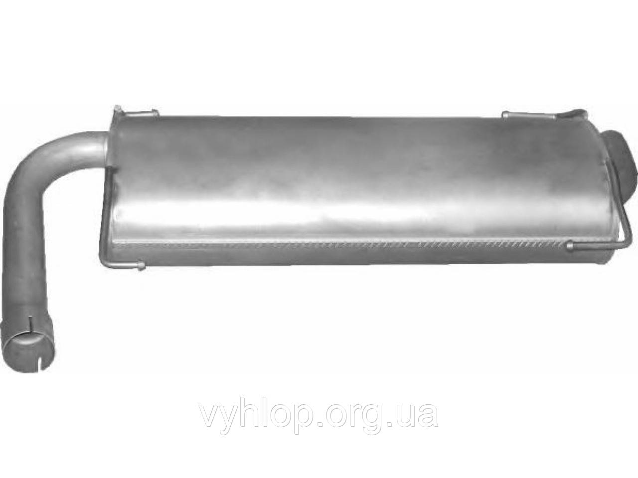 Глушник Пежо Боксер (Peugeot Boxer) 3.0 HDi 2011 - (07.86) Polmostrow алюминизированный