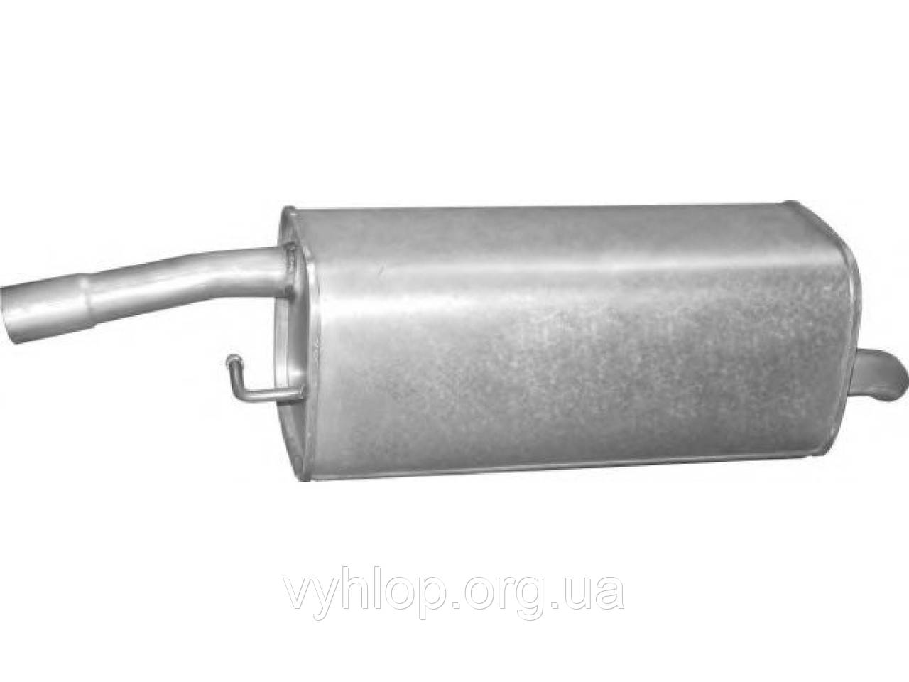 Глушник Форд Фієста (Ford Fiesta) 02-05 1.3 (08.564) Polmostrow алюминизированный