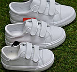 Білі шкіряні дитячі кеди Apawwa 25-35, фото 2