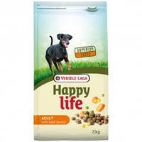 Happy Life Adult with Beef flavouring ХЕППИ ЛАЙФ ГОВЯДИНА сухой премиум корм для собак всех пород