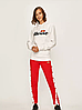 Кенгурушка Ellesse жіноча Sweatshirt Світшот з капюшоном Елліс демісезонна Худі з принтом Еліс Кенгуру котон, фото 4