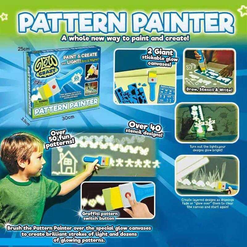Планшет Magic Pad 3D для малювання D 6230 (96/2) пензель, що світиться, 4 трафарети, 2 клейких світяться