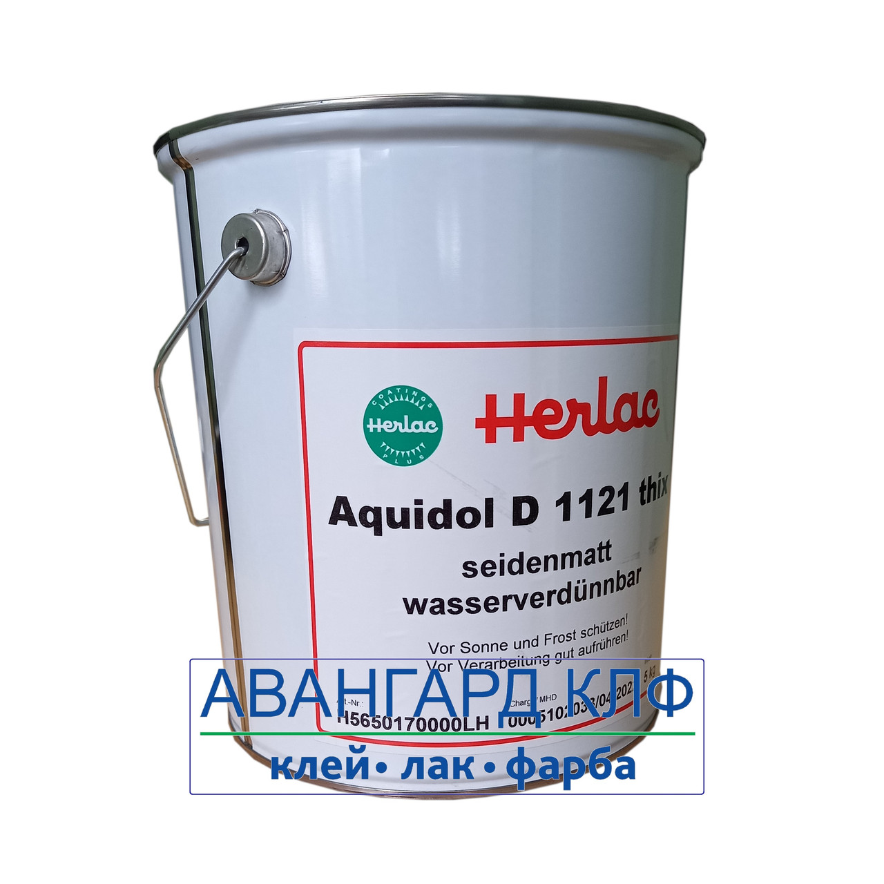 Herlac Aquidol D1121 Водорозчинний лак (5 л) матовий
