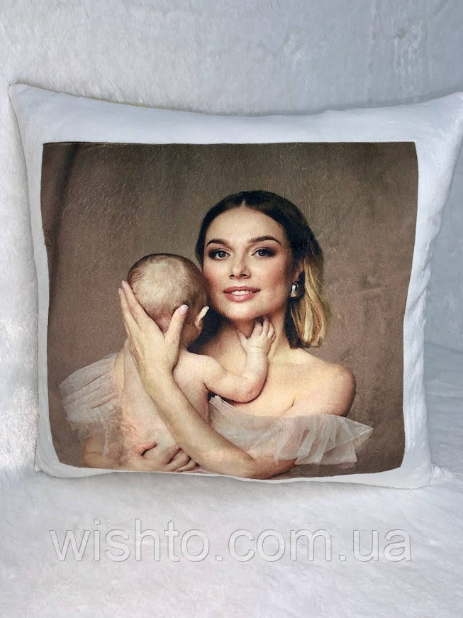 Плюшева Подушка (Ваша напис або фото)
