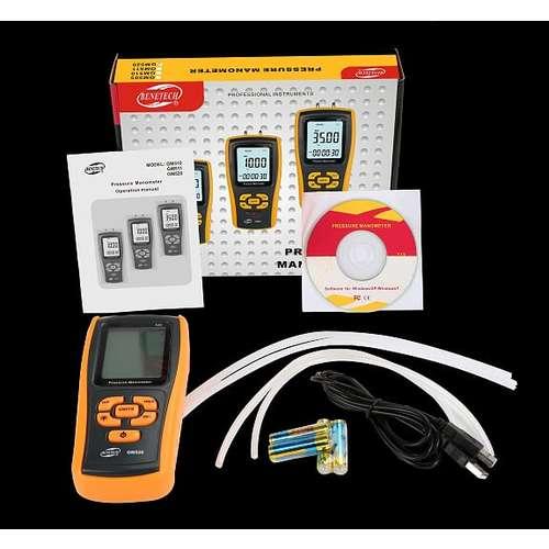 Манометр (-35~35 кПа) Benetech GM520, фото 1