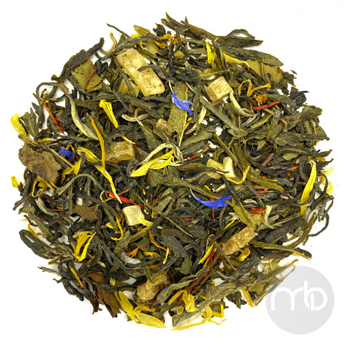 Чай зелений з добавками 8 Скарбів Шаоліня розсипний чай 50 г