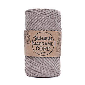 Еко шнур Macrame Cord 3 mm, колір Капучіно