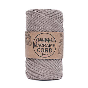 Еко шнур Macrame Cord 3 mm, колір Капучино