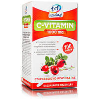 Пищевая добавка витамин C 1000 мг с шиповником в таблетках Vitaday 1 × 1 Vitamin, Профилактика простуды