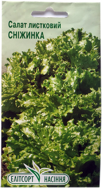 Насіння салат Сніжинка 1 г ранньостиглий, фото 1