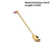 Ложка новорічна десертна з підвіскою!