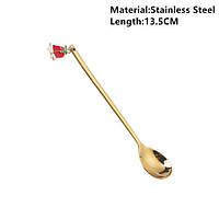 Ложка новорічна десертна з підвіскою!