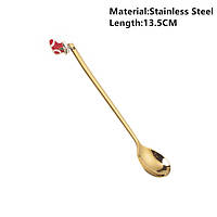 Ложка новорічна десертна з підвіскою!