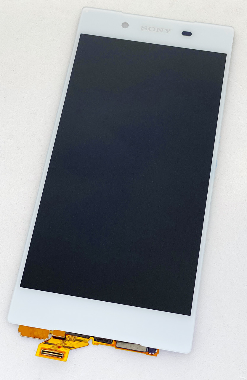 Дисплей (екран) для Sony E6603 Xperia Z5, E6653, E6683 + тачскрин, білий