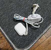 Електричний килимок нагрівач для ніг