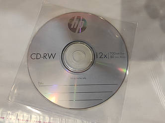 Диск CD-RW НР 700Mb 12x Cake 10