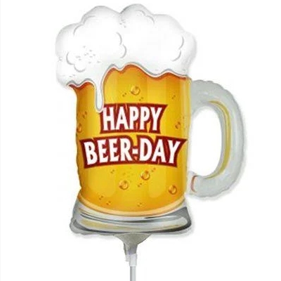 Фольгована міні-куля Кружка пивна (Flexmetal), фото 1