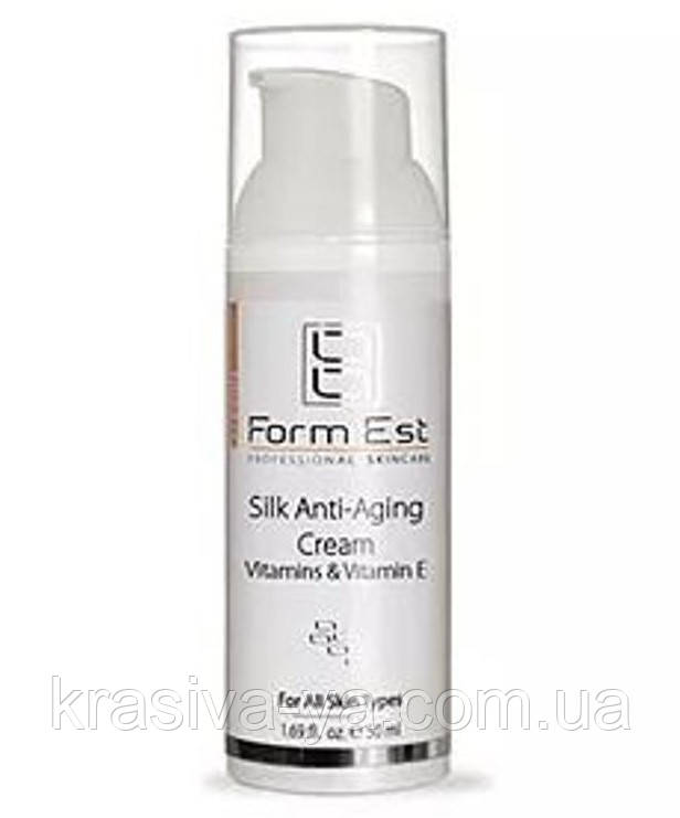 Антивіковий крем з протеїнами шовку - Silk Anti-Aging Cream, 50 мл
