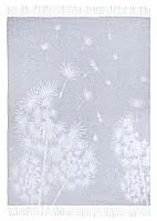 Плед хлопковый Love You Одуванчик 140x200 см мягкий тёплый для дома и отдыха (4374)