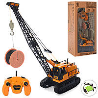 Кран 9503 радіокер., акумулятор, рухомі деталі, 360, USB, муз., кор., 26-56-16 см.