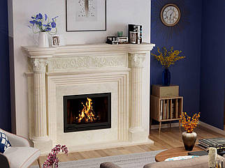 Портал камінний мармуровий Троян