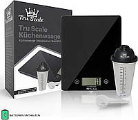 Цифровые кухонные весы Tru Scale с мерным стаканом и ложкой 5 кг