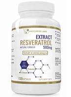 Ресвератрол (экстракт кожуры винограда) Progress Labs Resveratrol Extract 120 капсул