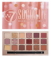 Палетка теней W7 Socialite Indulgent Multi-Textured Pressed Pigment Palette