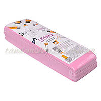 Смужки тканеві для депіляції в упаковці Panni Mlada, рожеві, 7х22 см, 100шт