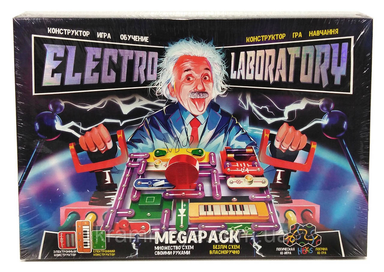 Електронний конструктор Electro Laboratory. Megapack (ELab-01-04)