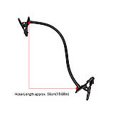 Гнучкий тримач кріплення для фону 50 см Falcon (Прищіпка - Прищіпка), фото 5