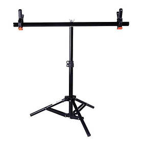 Стійка тримач для фону Prolight 0.68×0.75 см кріплення з прищіпками