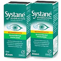 Увлажняющие глазные капли Systane Hydration 2x10