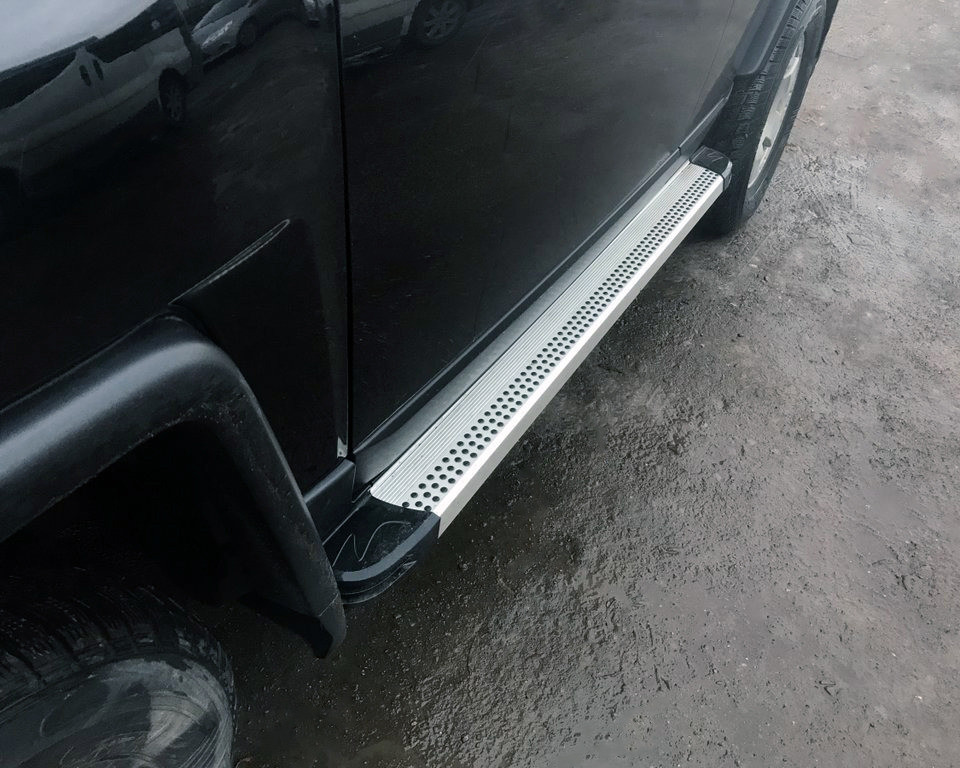 Бокові пороги Maya V2 (2 шт., алюміній) для Toyota FJ Cruiser, фото 1