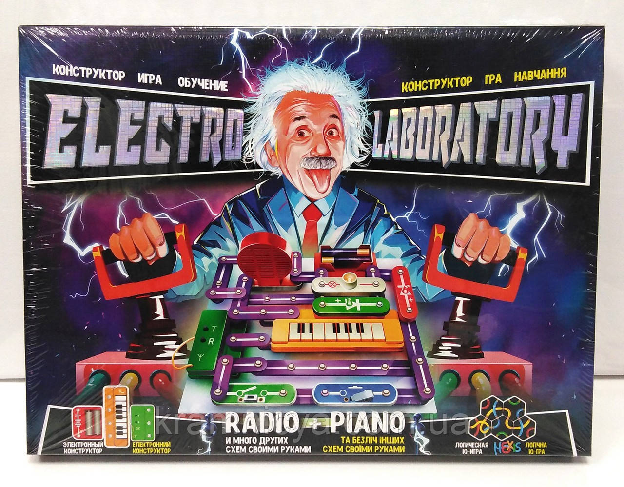 Електронний конструктор Electro Laboratory. Radio+Piano (ELab-01-03)