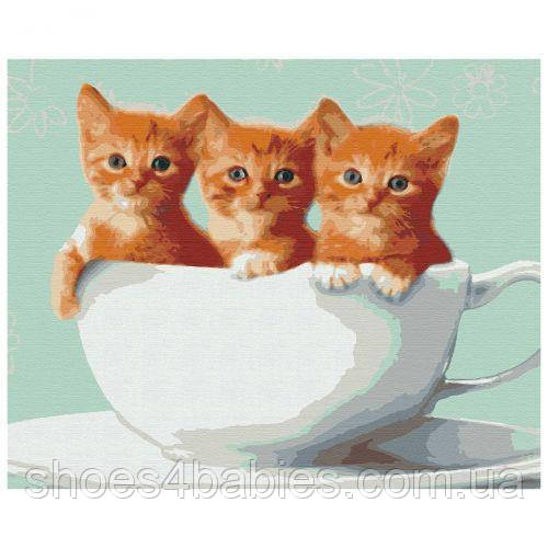 Картина по номерам "Рыжая троица"