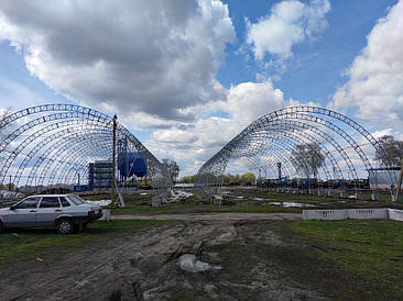 РОЗПРОДАЖ!Ангар арочний. Ангар каркасний.Склад.Зерносховище. Ангари полукруглі .Каркасні ангари