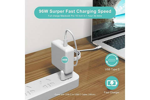 Зарядное 96W USB-C Power Adapter для MacBook Pro 13-15