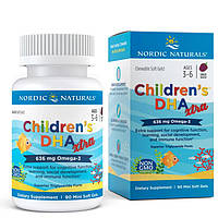 Жирные кислоты Nordic Naturals Children's DHA Xtra, 90 мини капсул - ягоды