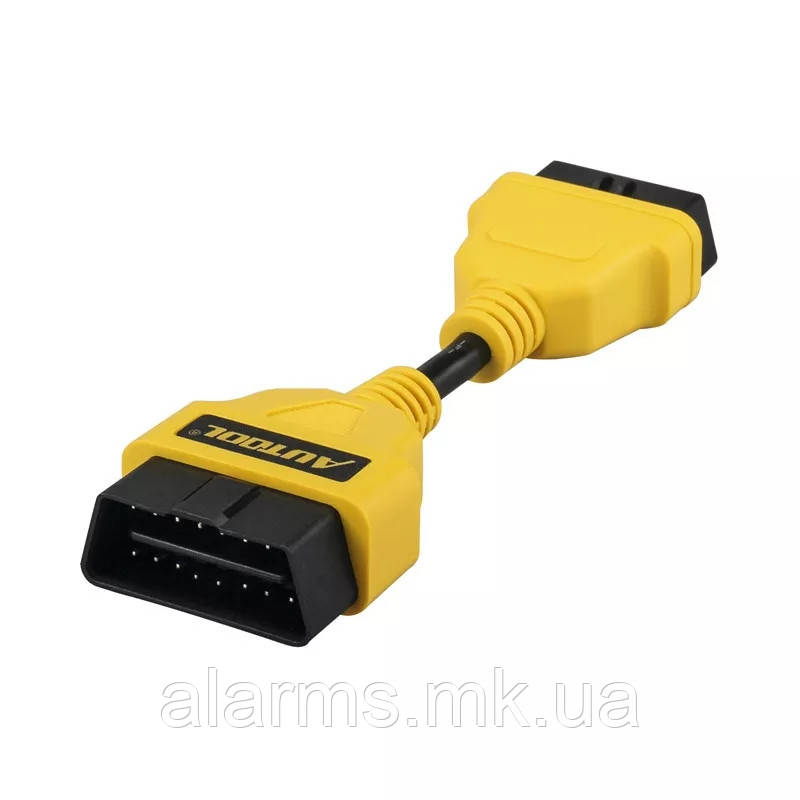 Подовжувач OBD2 Autool 14 см (EasyDiag, ELM327, Autel). Перехідник.