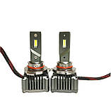 Світлодіодні LED лампи H10 55W Kelvin 8000Lm 6000K Лед 9-36V з обманкою, фото 8