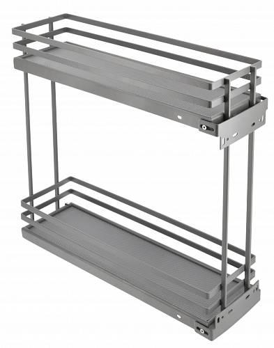 Карго бічне дворівневе GTV MOVIX PRO 150 мм АНТРАЦИТ плоский прут