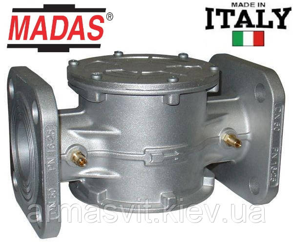 Фільтр газовий FGM Madas, DN32, P = 6 bar (Italy) фланцевий. Фільтр для природного газу Madas (МАДАС) Італія.