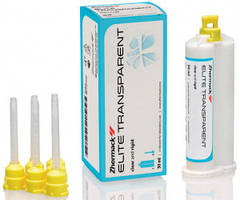 Elite transparent, 50ml (Еліт Транспарент), прозорий А-силікон для створення ключів у зуботехнічних.