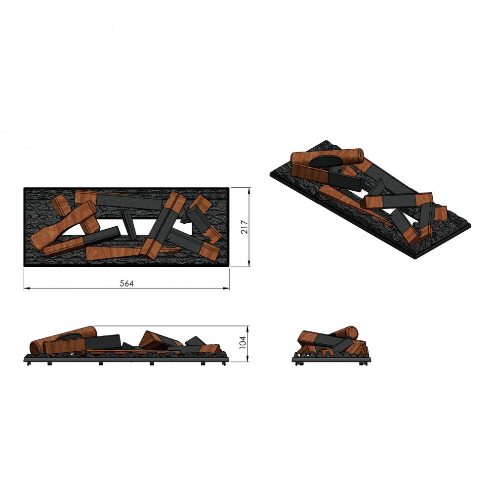 Электрокамин Dimplex Cassette 600 LED LOG (дрова, 3D, увлажнение, эффект дыма) - фото 6 - id-p1543339280