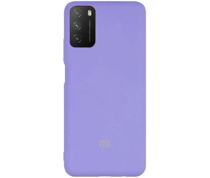 Чохол Silicone case Premium для Xiaomi Poco M3 Lilac (13) бузковий