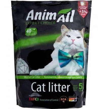 Наповнювач силікагелевий AnimAll Зелений смарагд 5 л, фото 1