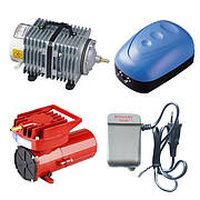 Компресори для акваріумів та аерація ставків